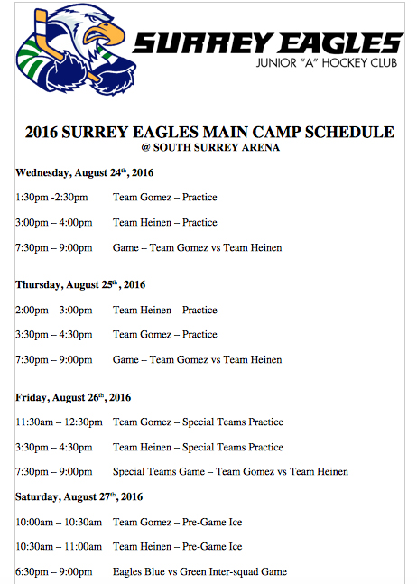 Main Camp Sched New